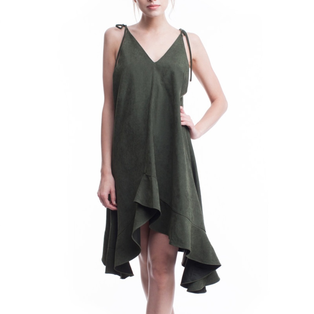 ASYMMETRIC MINI DRESS